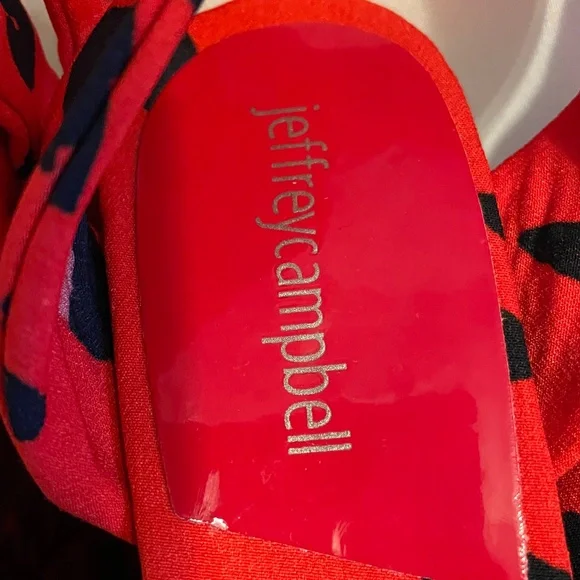 EUC Jeffrey Campbell Platform Wedge Sandals Size 7.5 - Picture 9 of 11